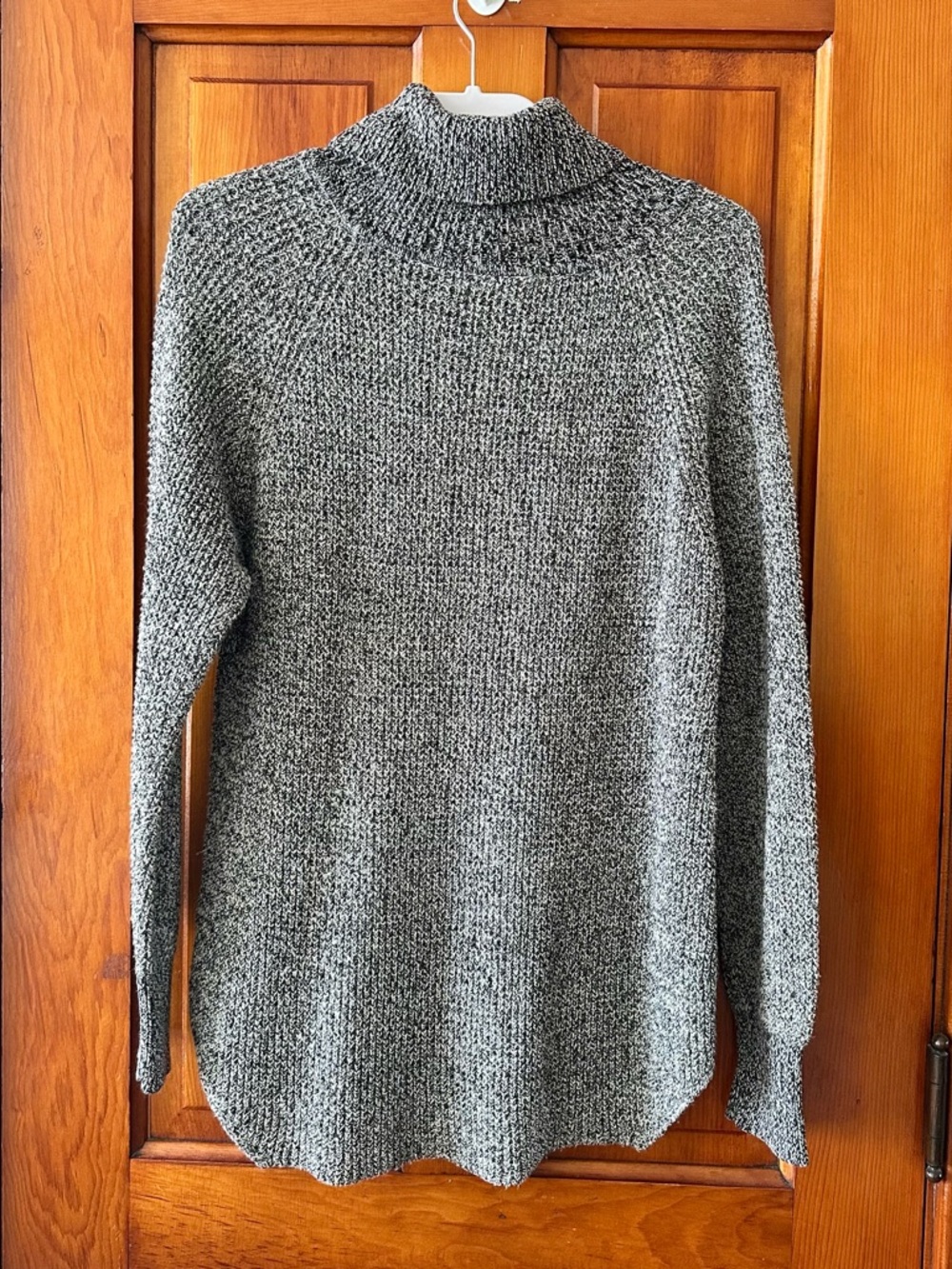 RD Style Grey Marled Turtleneck Sweater - Picture 2 of 7